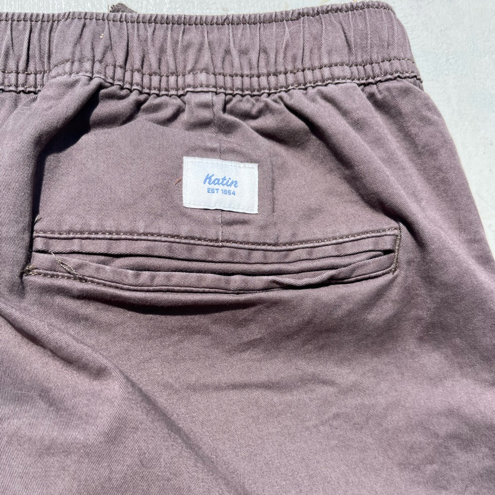 Men's Katin Pants‎ Brown Flat Front Khaki L Pockets Beach Summer Huckberry USA